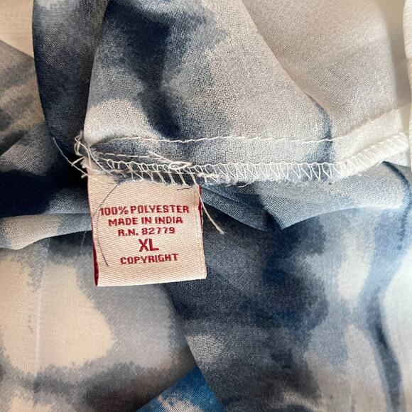 Christopher Banks Sheer Tie Dye Top Size XL - Picture 6 of 6